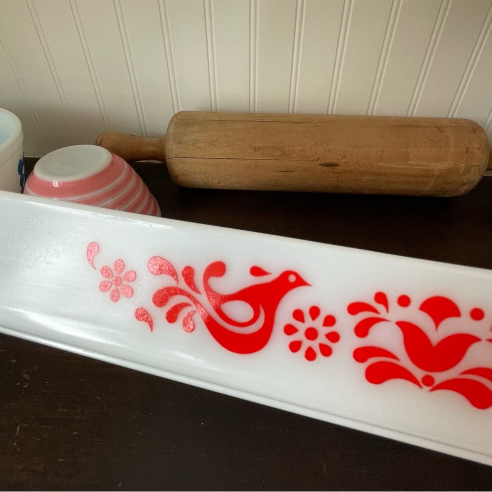 Vintage Pyrex Friendship Red Birds Lasagna Pan❤️ - Picture 12 of 16